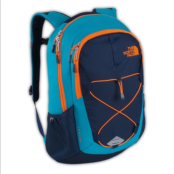 north face jester backpack orange
